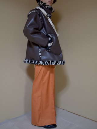 seyto（セイト）の「Reversible fur mouton jacket / リバーシブル 