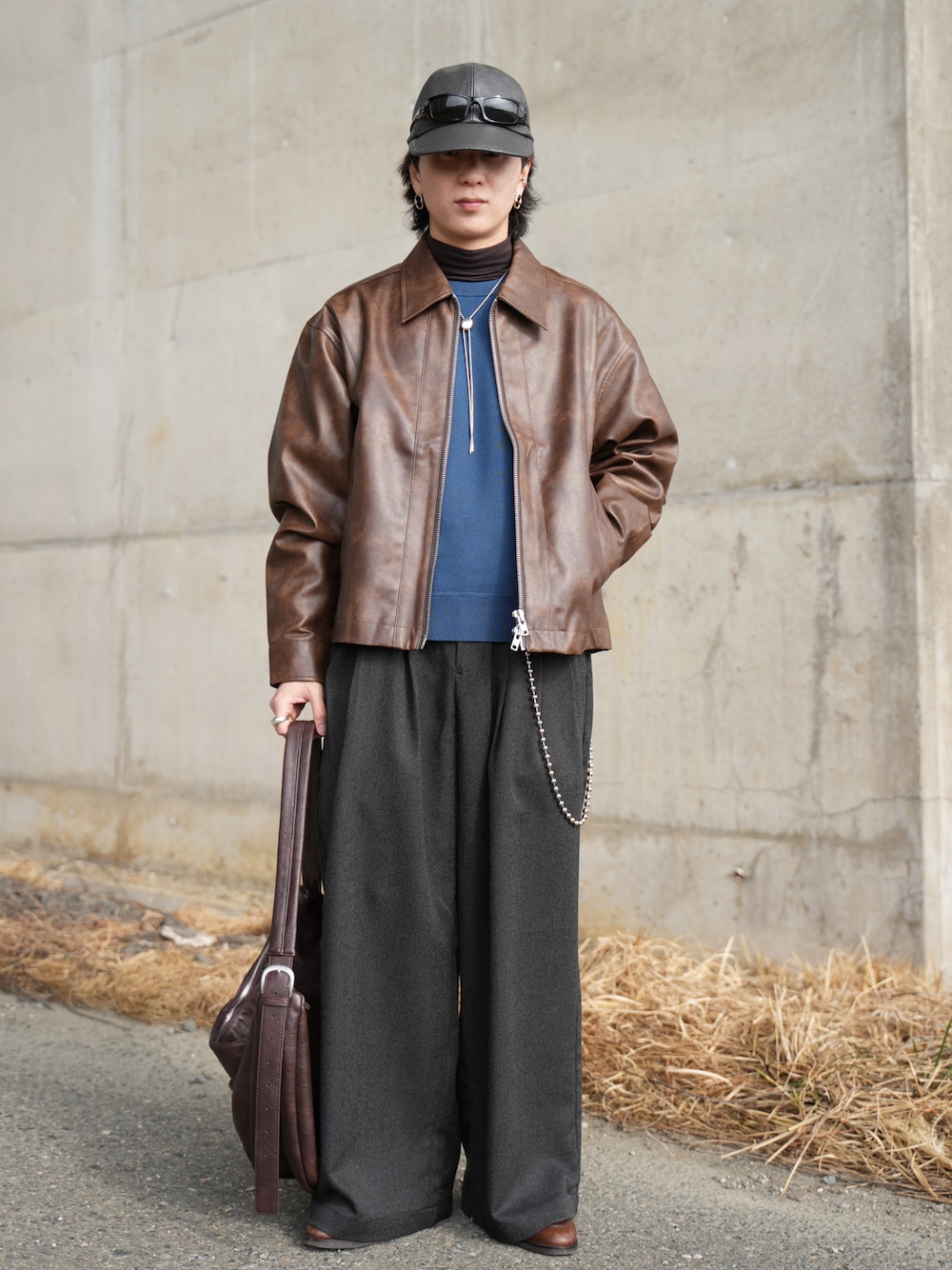 Seam line zip blouson / シームラインジップブルゾンを使った人気