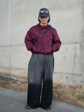 熊谷一平さん(メンズ・165cm)の春コーディネート