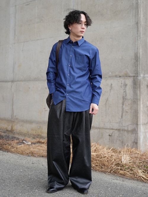 Grain wide balloon slacks / グレインワイドバルーンスラックス