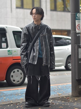 「アイテム（その他）」を使った、熊谷一平さん（メンズ・165cm）の秋コーディネート