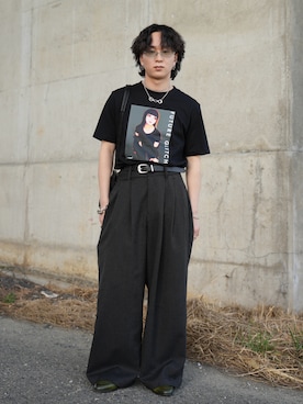 熊谷一平さん（メンズ・165cm）の春コーディネート