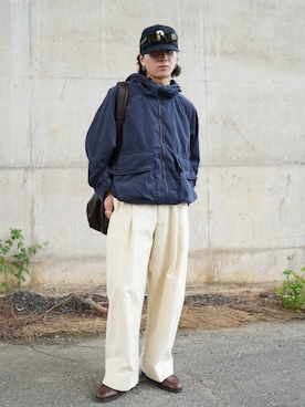 熊谷一平さん(メンズ・165cm)の夏コーディネート