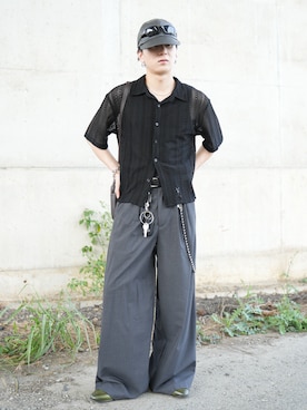 熊谷一平さん(メンズ・165cm)の秋コーディネート