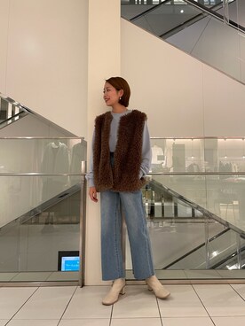 クスミアキさん（レディース・162cm）の秋コーディネート