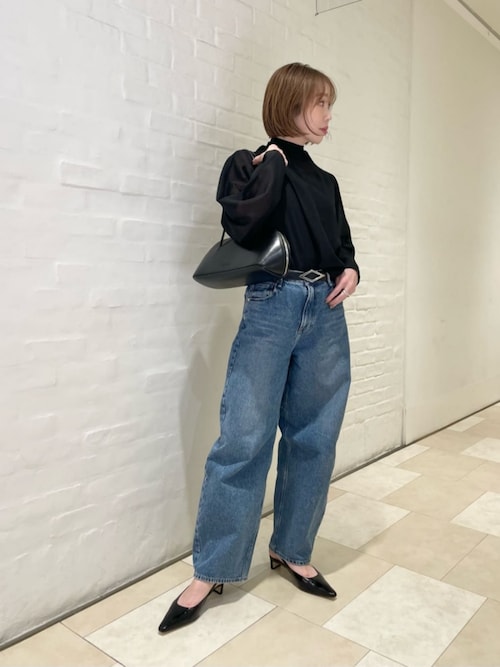 スクエアバックベルト パンプス40↓↑（パンプス）｜ODETTE E
