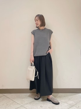 山田　オデット エ オディール スタッフさん（レディース・160cm）の夏コーディネート