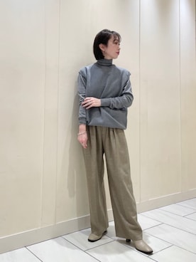 山田 オデット エ オディール スタッフさん(レディース・160cm)の冬コーディネート