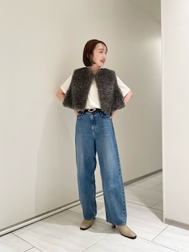 山田 オデット エ オディール スタッフさん(レディース・160cm)の冬コーディネート