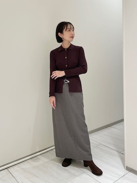 山田 オデット エ オディール スタッフさん(レディース・160cm)の冬コーディネート