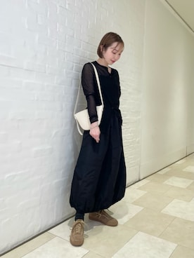 「ODETTE E ODILE（オデットエオディール）のアイテム」を使った、山田　オデット エ オディール スタッフさん（レディース・160cm）の春コーディネート