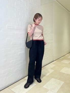 「ODETTE E ODILE（オデットエオディール）のアイテム」を使った、山田　オデット エ オディール スタッフさん（レディース・160cm）の春コーディネート