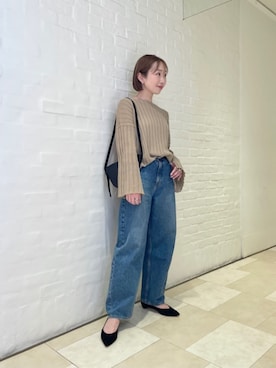 「ODETTE E ODILE（オデットエオディール）のアイテム」を使った、山田　オデット エ オディール スタッフさん（レディース・160cm）の春コーディネート