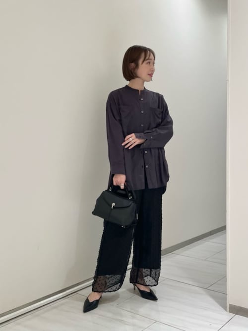 ODETTE E ODILE パンプス ウェーブラインバックベルト パンプス