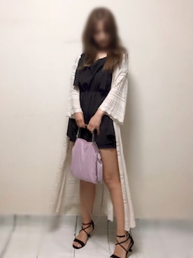 「no brand（ノーブランド）のアイテム（セットアップ）」を使った、sae ⋆❁𖥧ܾ☼さん（レディース・161cm）の夏コーディネート