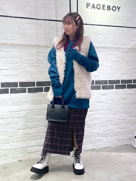 おかゆさん（レディース・161cm）の冬コーディネート