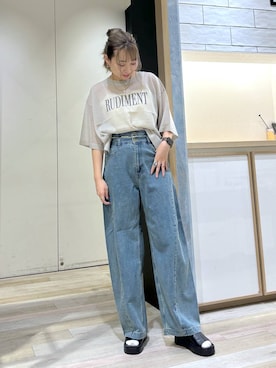 「ゼロかるシリーズ_LEPSIM」｜おかゆさん（レディース・161cm）の秋コーディネート