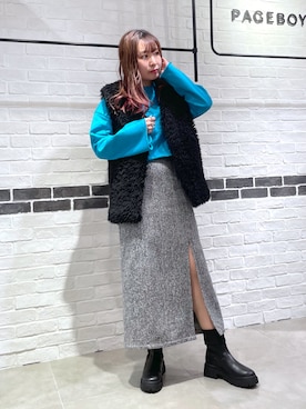 おかゆさん（レディース・161cm）の冬コーディネート