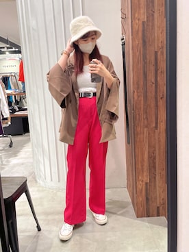 おかゆさん（レディース・161cm）の秋コーディネート