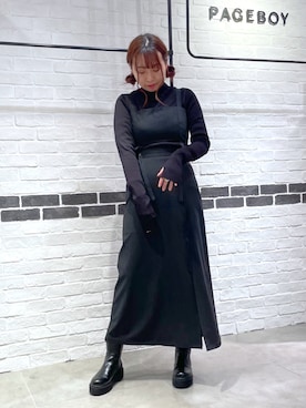 おかゆさん(レディース・161cm)の冬コーディネート