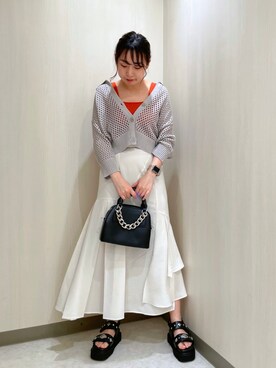 おかゆさん（レディース・161cm）の夏コーディネート