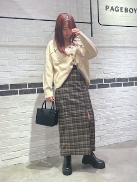 おかゆさん（レディース・161cm）の冬コーディネート