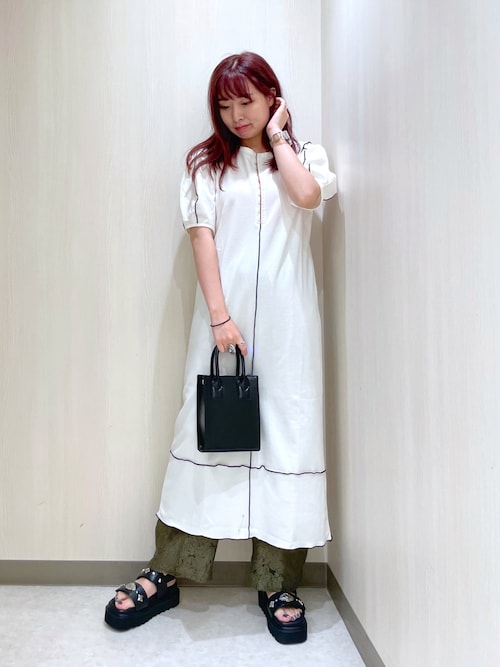 【m購入ページ】めいちゃんワンピース80cm/通常/ポンポン/バッグ 花柄シフォンドッキングワンピース(80~130cm)(80cm ブルー