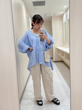 おかゆさん（レディース・161cm）の夏コーディネート