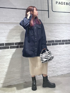 おかゆさん（レディース・161cm）の冬コーディネート