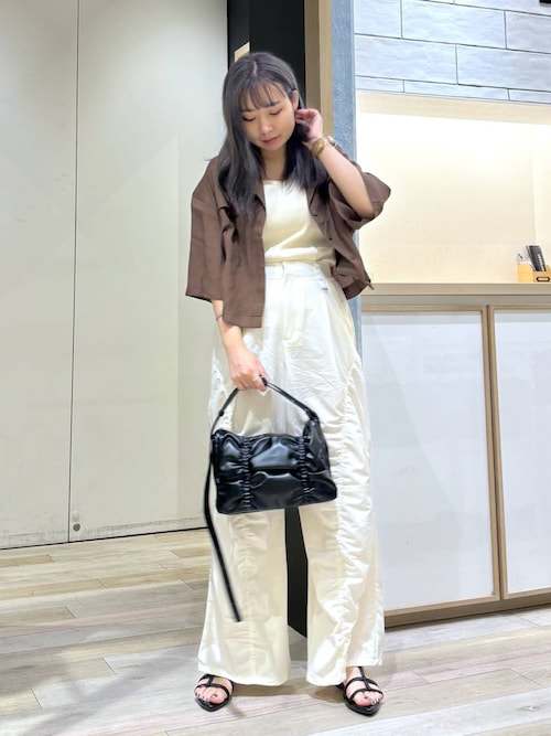 亜以ページです セール】フロントシャーリングパンツ 125829（その他パンツ