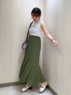 おかゆさん(レディース・161cm)の夏コーディネート