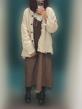 おかゆさん（レディース・161cm）の秋コーディネート