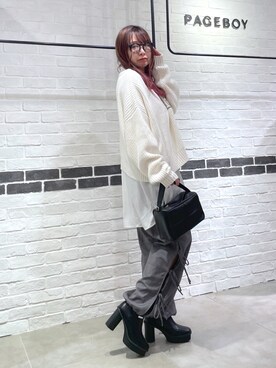 おかゆさん（レディース・161cm）の冬コーディネート