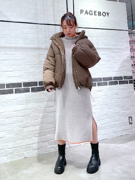 おかゆさん（レディース・161cm）の冬コーディネート