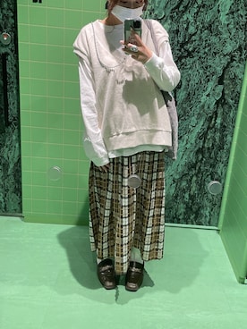 おかゆさん(レディース・161cm)の秋コーディネート