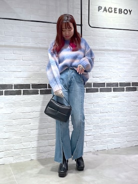 おかゆさん（レディース・161cm）の冬コーディネート