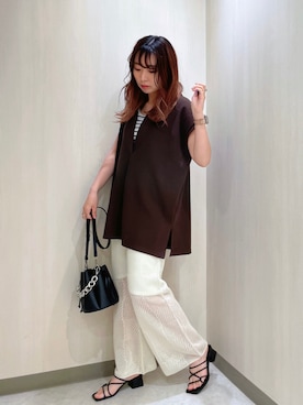 おかゆさん（レディース・161cm）の夏コーディネート