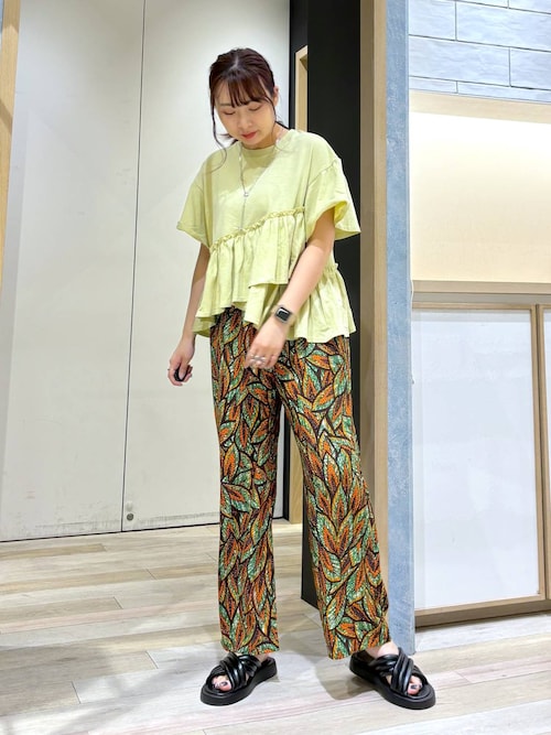 ふれい LEPSIM tシャツ 裾フリルトップス 124108 レディース : ZOZOTOWN