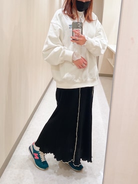 「PBLIM（ページボーイリム）のアイテム（アクセサリー）」を使った、おかゆさん（レディース・161cm）の冬コーディネート