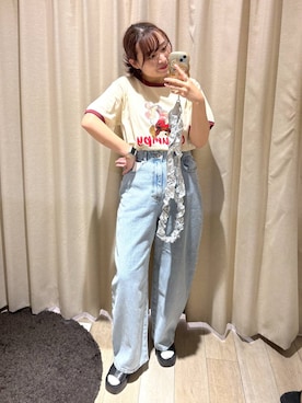 「ゼロかるシリーズ_LEPSIM」｜おかゆさん（レディース・161cm）の夏コーディネート