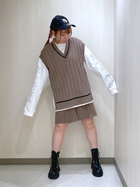 おかゆさん（レディース・161cm）の秋コーディネート