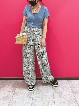 「shein」｜おかゆさん（レディース・161cm）の夏コーディネート