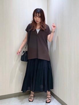 おかゆさん（レディース・161cm）の夏コーディネート