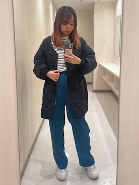 「PBLIM（ページボーイリム）のアイテム（アクセサリー）」を使った、おかゆさん（レディース・161cm）の春コーディネート