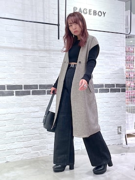 おかゆさん（レディース・161cm）の秋コーディネート