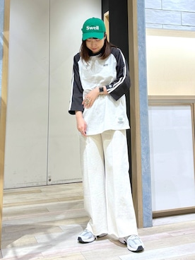 「アイテム（帽子）」を使った、おかゆさん（レディース・161cm・30代）の夏コーディネート