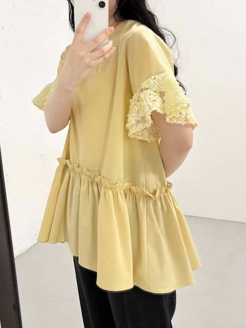 【URBAN　RESEARCH　ROSSO】F by ROSSO　フラワーレースブラウス F by ROSSO フラワーレースブラウス[RAA5-23F506]｜URBAN
