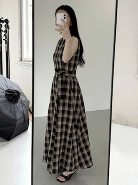 「URBAN RESEARCH ROSSO WOMEN（アーバンリサーチ　ロッソ）のアイテム（ワンピース/ドレス）」を使った、コトノさん（レディース・156cm）の夏コーディネート