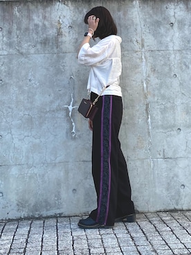 レースソクショウラインパンツ(HARE)を使った人気ファッション 