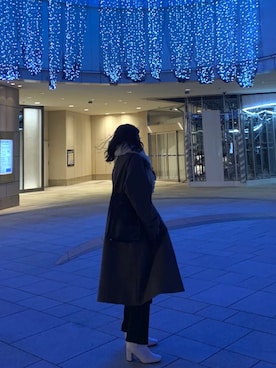 「SM2（エスエムツー）のアイテム（ジャケット/アウター）」を使った、naa_chanさん（レディース・159cm）の冬コーディネート